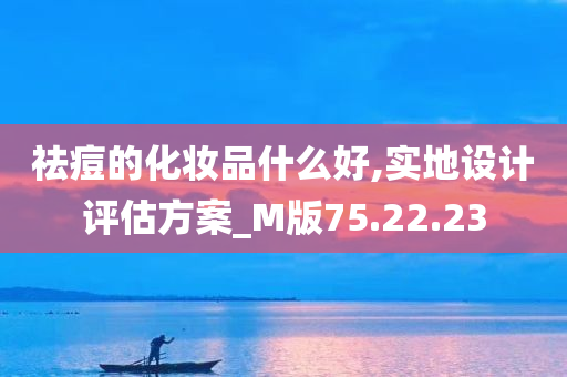 祛痘的化妆品什么好,实地设计评估方案_M版75.22.23