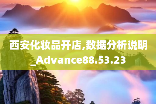 西安化妆品开店,数据分析说明_Advance88.53.23