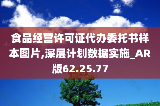 食品经营许可证代办委托书样本图片,深层计划数据实施_AR版62.25.77