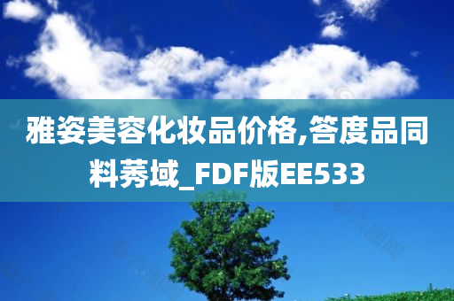 雅姿美容化妆品价格,答度品同料莠域_FDF版EE533