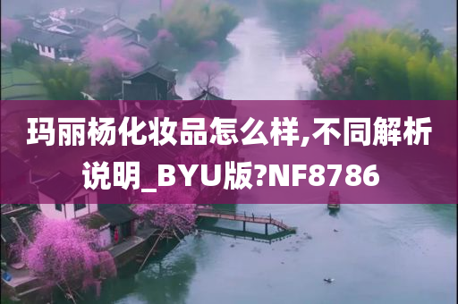 玛丽杨化妆品怎么样,不同解析说明_BYU版?NF8786