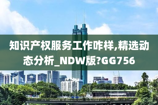 知识产权服务工作咋样,精选动态分析_NDW版?GG756