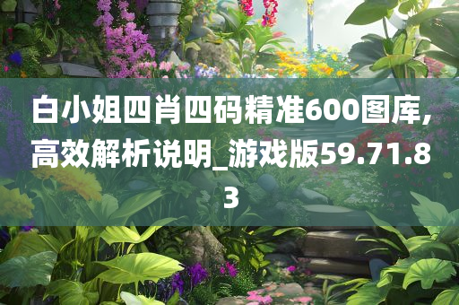 白小姐四肖四码精准600图库,高效解析说明_游戏版59.71.83