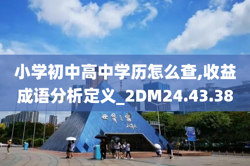 小学初中高中学历怎么查,收益成语分析定义_2DM24.43.38