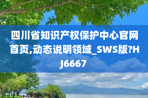 四川省知识产权保护中心官网首页,动态说明领域_SWS版?HJ6667