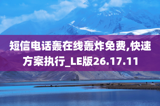 短信电话轰在线轰炸免费,快速方案执行_LE版26.17.11