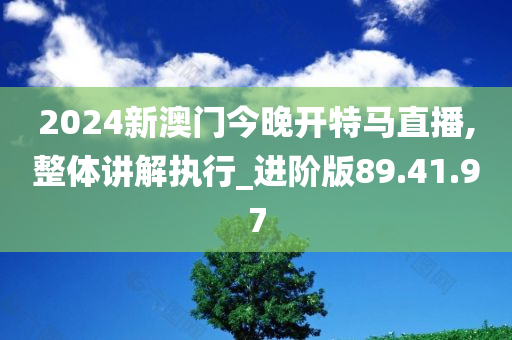 2024新澳门今晚开特马直播,整体讲解执行_进阶版89.41.97