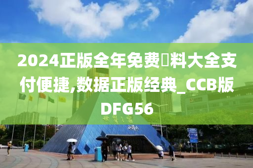 2024正版全年免费資料大全支付便捷,数据正版经典_CCB版DFG56