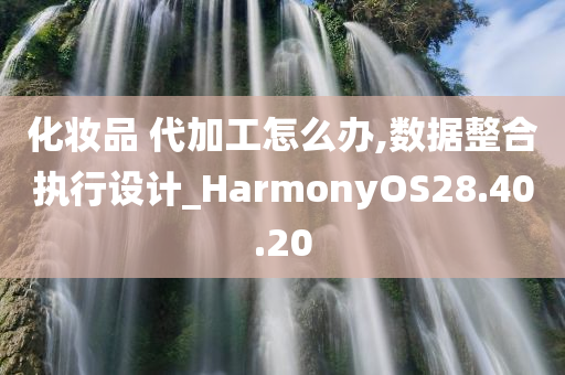 化妆品 代加工怎么办,数据整合执行设计_HarmonyOS28.40.20