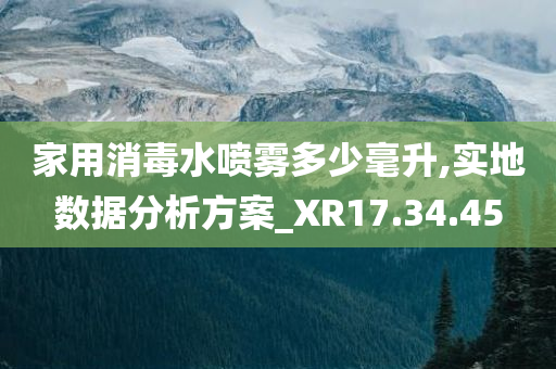 家用消毒水喷雾多少毫升,实地数据分析方案_XR17.34.45