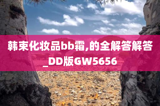 韩束化妆品bb霜,的全解答解答_DD版GW5656