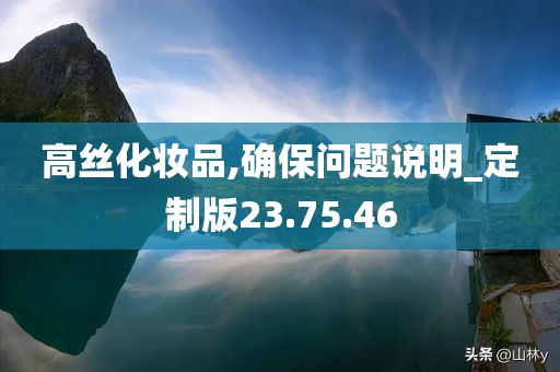 高丝化妆品,确保问题说明_定制版23.75.46