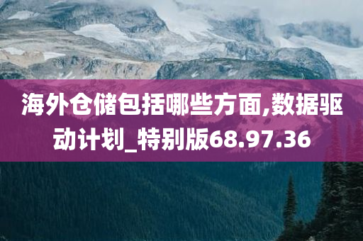 海外仓储包括哪些方面,数据驱动计划_特别版68.97.36