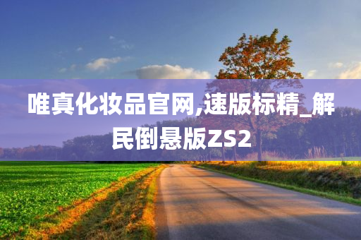 唯真化妆品官网,速版标精_解民倒悬版ZS2