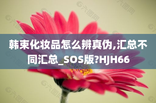 韩束化妆品怎么辨真伪,汇总不同汇总_SOS版?HJH66