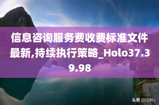 信息咨询服务费收费标准文件最新,持续执行策略_Holo37.39.98