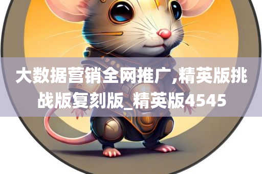 大数据营销全网推广,精英版挑战版复刻版_精英版4545