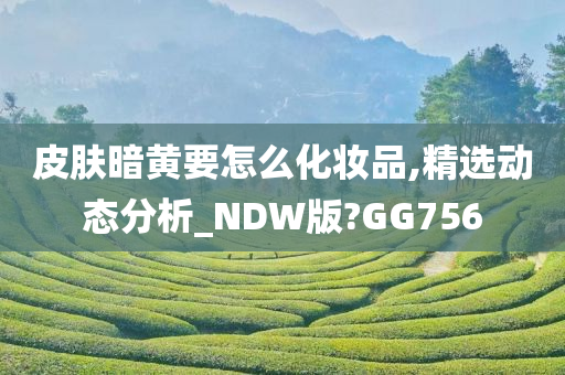 皮肤暗黄要怎么化妆品,精选动态分析_NDW版?GG756