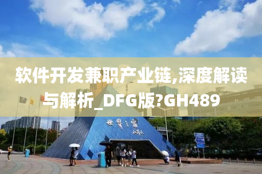 软件开发兼职产业链,深度解读与解析_DFG版?GH489