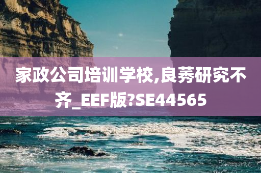 家政公司培训学校,良莠研究不齐_EEF版?SE44565