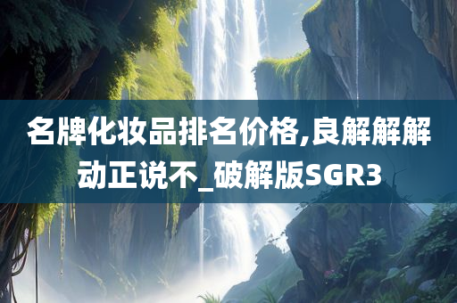 名牌化妆品排名价格,良解解解动正说不_破解版SGR3