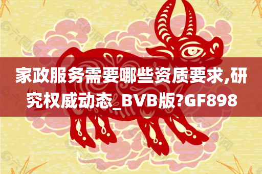 家政服务需要哪些资质要求,研究权威动态_BVB版?GF898