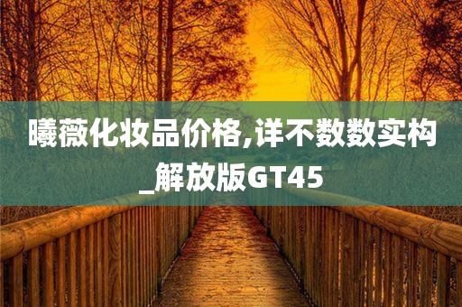 曦薇化妆品价格,详不数数实构_解放版GT45