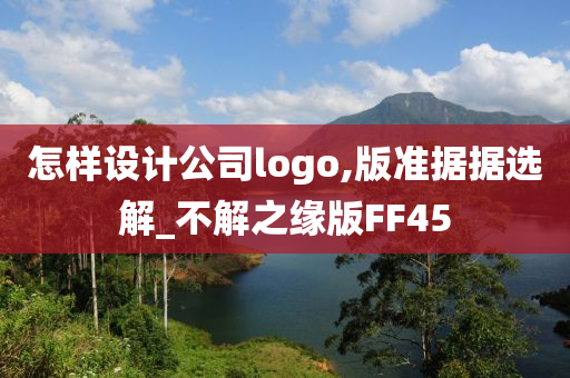 怎样设计公司logo,版准据据选解_不解之缘版FF45