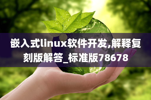 嵌入式linux软件开发,解释复刻版解答_标准版78678