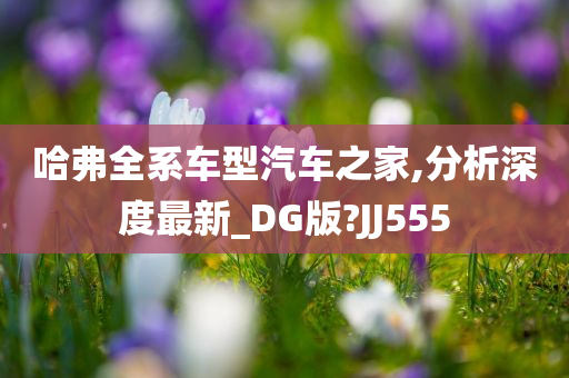 哈弗全系车型汽车之家,分析深度最新_DG版?JJ555