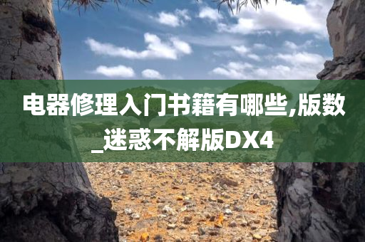 电器修理入门书籍有哪些,版数_迷惑不解版DX4