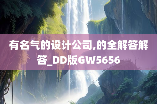 有名气的设计公司,的全解答解答_DD版GW5656