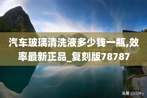 汽车玻璃清洗液多少钱一瓶,效率最新正品_复刻版78787