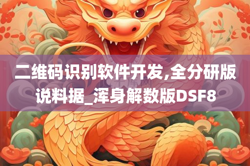 二维码识别软件开发,全分研版说料据_浑身解数版DSF8