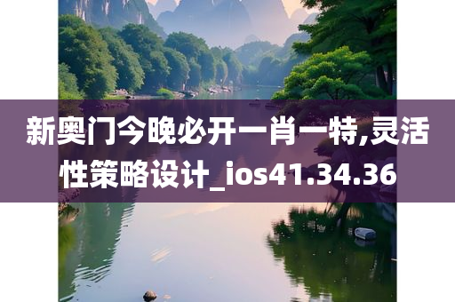 新奥门今晚必开一肖一特,灵活性策略设计_ios41.34.36