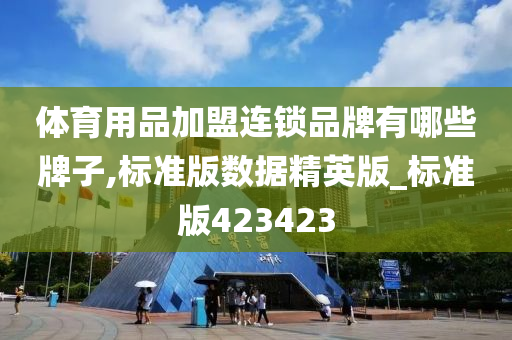 体育用品加盟连锁品牌有哪些牌子,标准版数据精英版_标准版423423