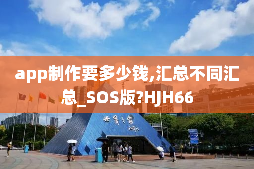 app制作要多少钱,汇总不同汇总_SOS版?HJH66