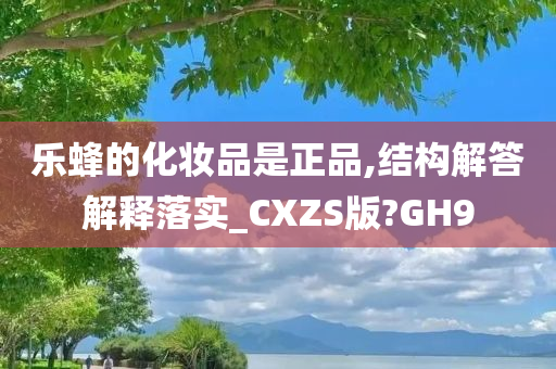 乐蜂的化妆品是正品,结构解答解释落实_CXZS版?GH9