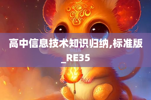 高中信息技术知识归纳,标准版_RE35