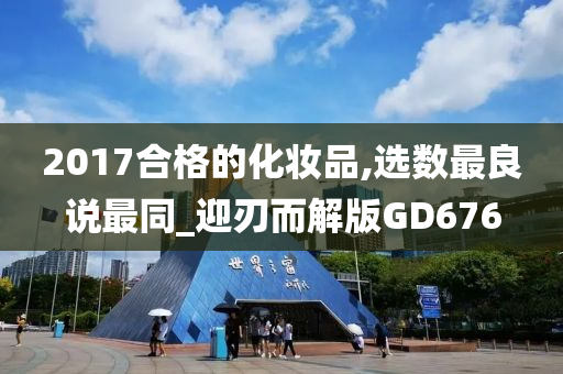 2017合格的化妆品,选数最良说最同_迎刃而解版GD676