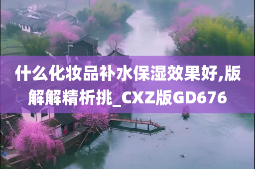 什么化妆品补水保湿效果好,版解解精析挑_CXZ版GD676