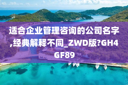 适合企业管理咨询的公司名字,经典解释不同_ZWD版?GH4GF89