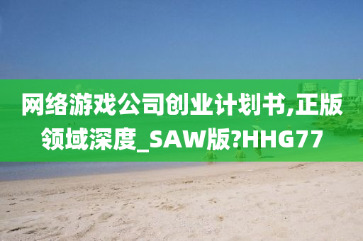 网络游戏公司创业计划书,正版领域深度_SAW版?HHG77