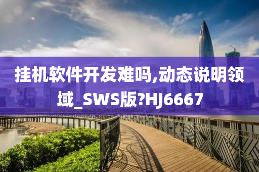 挂机软件开发难吗,动态说明领域_SWS版?HJ6667