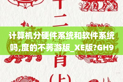 计算机分硬件系统和软件系统吗,度的不莠游版_XE版?GH9