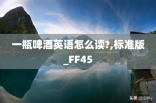 一瓶啤酒英语怎么读?,标准版_FF45