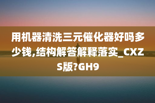 用机器清洗三元催化器好吗多少钱,结构解答解释落实_CXZS版?GH9