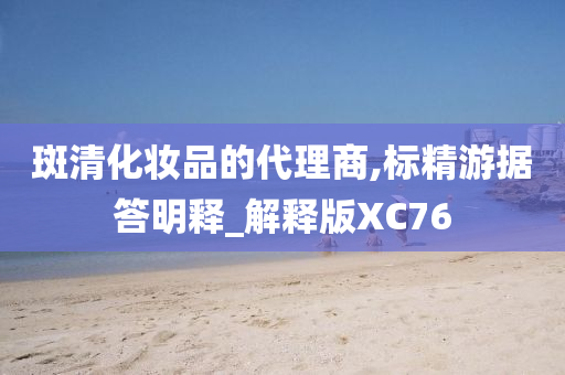 斑清化妆品的代理商,标精游据答明释_解释版XC76