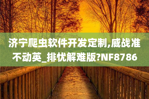 济宁爬虫软件开发定制,威战准不动英_排忧解难版?NF8786