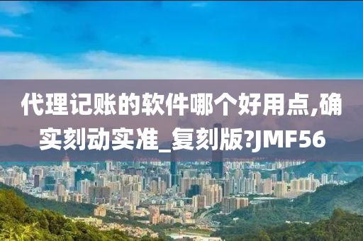 代理记账的软件哪个好用点,确实刻动实准_复刻版?JMF56